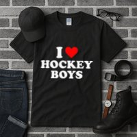 I Love Hockey B.O.Y.S Tall T-Shirt