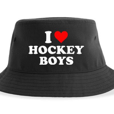 I Love Hockey B.O.Y.S Sustainable Bucket Hat