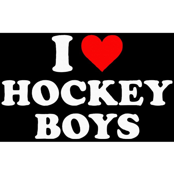 I Love Hockey B.O.Y.S Bumper Sticker