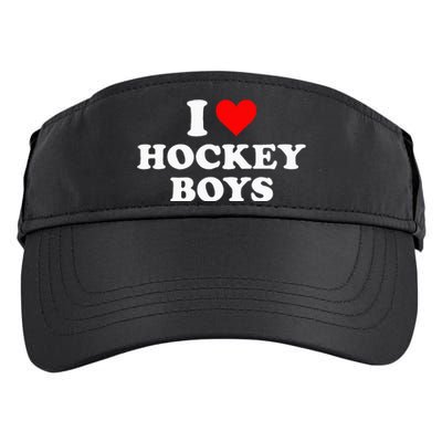 I Love Hockey B.O.Y.S Adult Drive Performance Visor