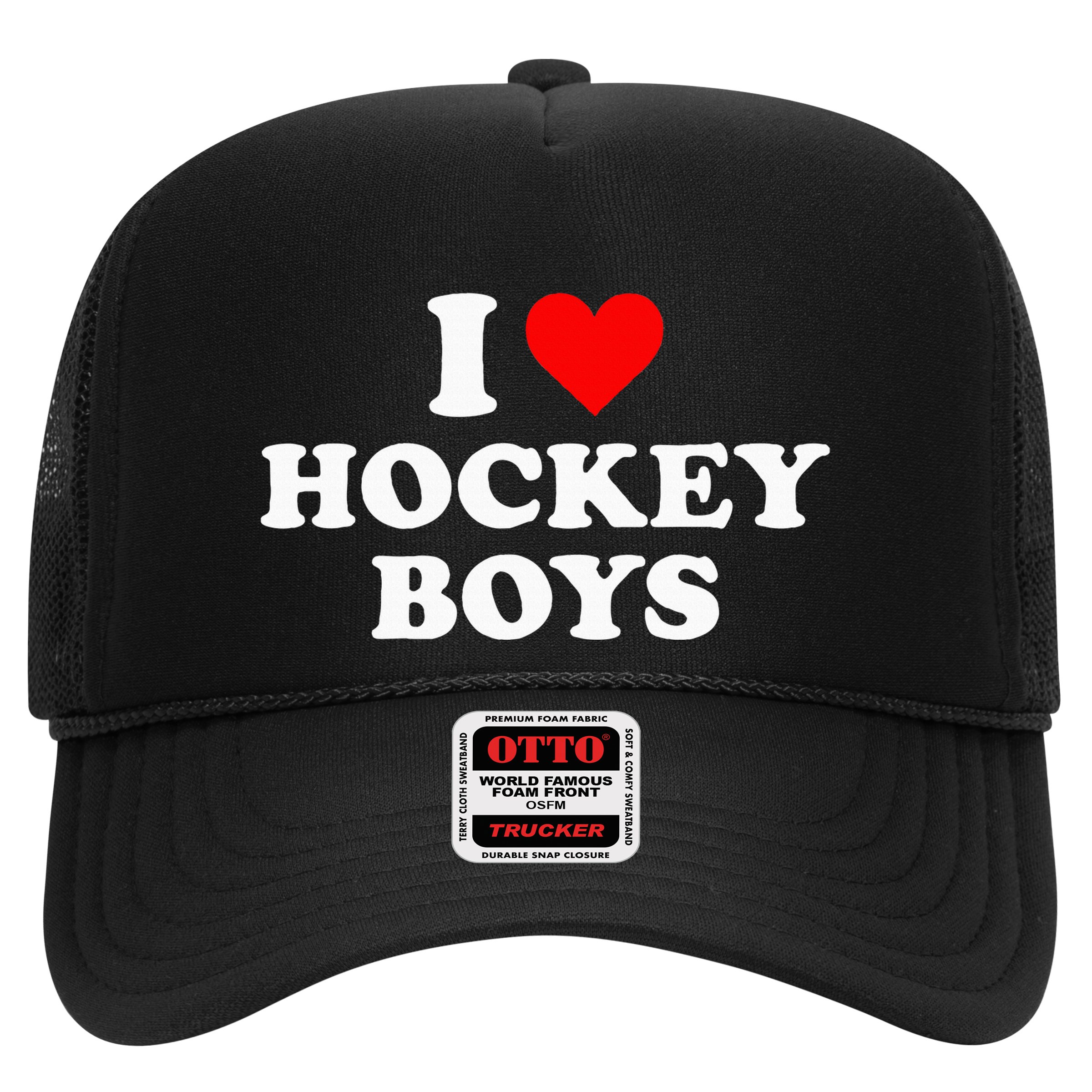 I Love Hockey B.O.Y.S Hat