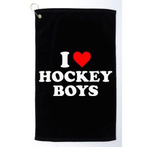 I Love Hockey B.O.Y.S Platinum Collection Golf Towel