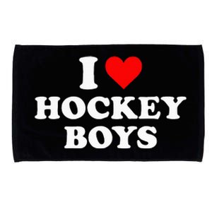 I Love Hockey B.O.Y.S Microfiber Hand Towel