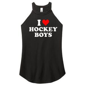 I Love Hockey B.O.Y.S Women's Perfect Tri Rocker Tank