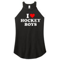 I Love Hockey B.O.Y.S Women's Perfect Tri Rocker Tank