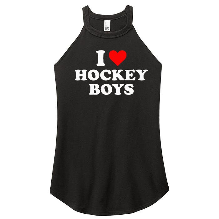 I Love Hockey B.O.Y.S Women's Perfect Tri Rocker Tank