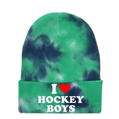 I Love Hockey B.O.Y.S Tie Dye 12in Knit Beanie