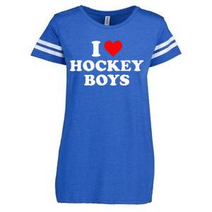 I Love Hockey B.O.Y.S Enza Ladies Jersey Football T-Shirt