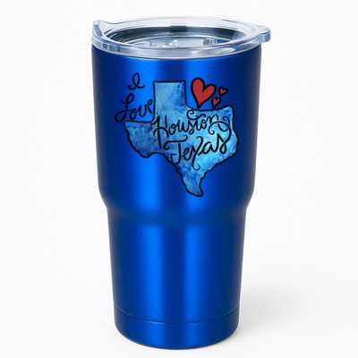 I Love Houston Texas Proud Texan Houstonian Gift Tumbler