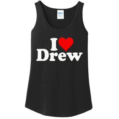 I Love Heart Drew Ladies Essential Tank