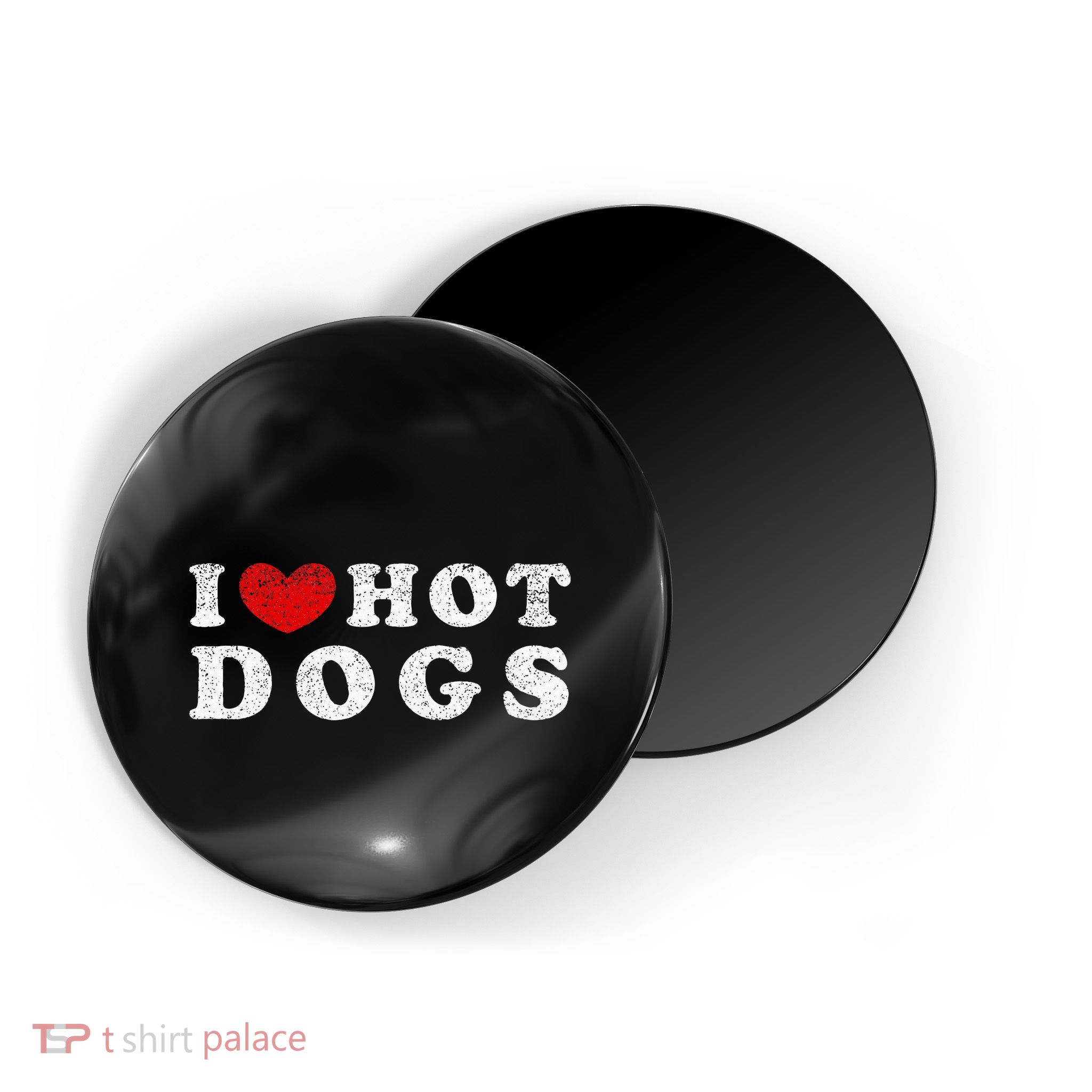 I Love Hot Dogs I Heart Hot Dogs Magnet