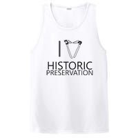 I Love Historic Preservation PosiCharge Competitor Tank