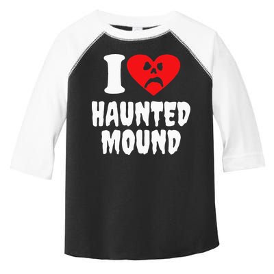 I Love Haunted Mound Toddler Fine Jersey T-Shirt