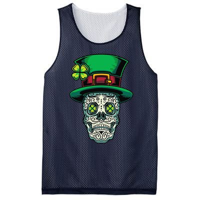 Irish Leprechaun Hat Calavera Cinco De Mayo Mesh Reversible Basketball Jersey Tank