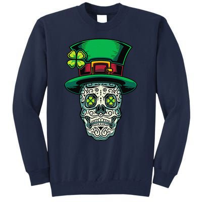 Irish Leprechaun Hat Calavera Cinco De Mayo Tall Sweatshirt