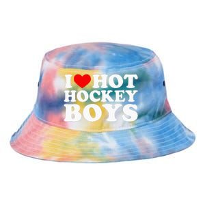 I Love Hot Hockey B.O.Y.S Tie Dye Newport Bucket Hat