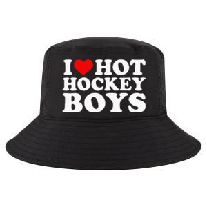 I Love Hot Hockey B.O.Y.S Cool Comfort Performance Bucket Hat