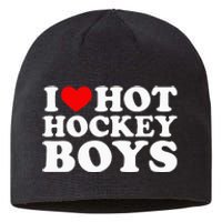 I Love Hot Hockey B.O.Y.S Sustainable Beanie