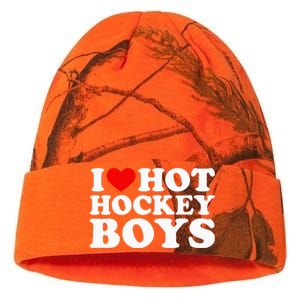 I Love Hot Hockey B.O.Y.S Kati Licensed 12" Camo Beanie