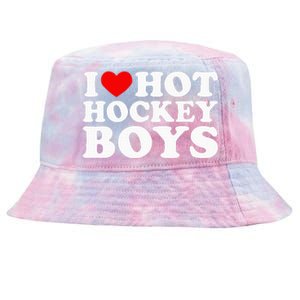 I Love Hot Hockey B.O.Y.S Tie-Dyed Bucket Hat