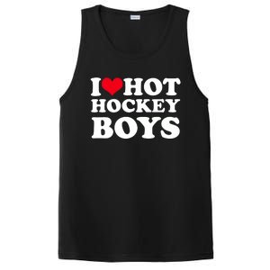 I Love Hot Hockey I Heart Hot Hockey PosiCharge Competitor Tank