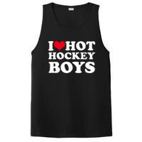 I Love Hot Hockey I Heart Hot Hockey PosiCharge Competitor Tank