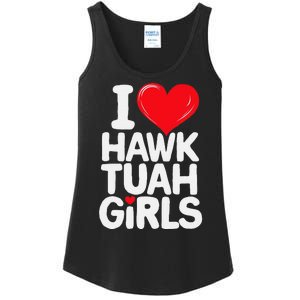 I Love Hawk Tuah Funny And Cute Design Ladies Essential Tank