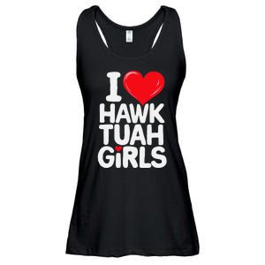 I Love Hawk Tuah Funny And Cute Design Ladies Essential Flowy Tank