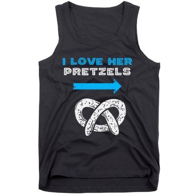 I Love Her Pretzels Matching Couple Oktoberfest Boyfriend Tank Top