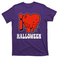 I Love Halloween Creepy Heart T-Shirt