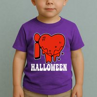 I Love Halloween Creepy Heart Toddler T-Shirt