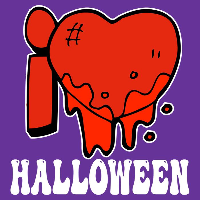 I Love Halloween Creepy Heart Toddler T-Shirt