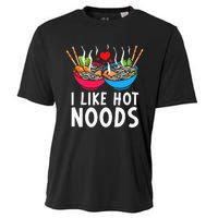 I Like Hot Noods Funny Ramen Noodles Cooling Performance Crew T-Shirt