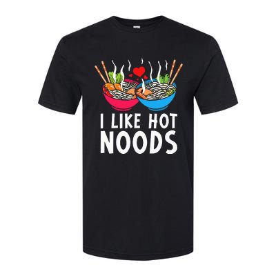 I Like Hot Noods Funny Ramen Noodles Softstyle® CVC T-Shirt