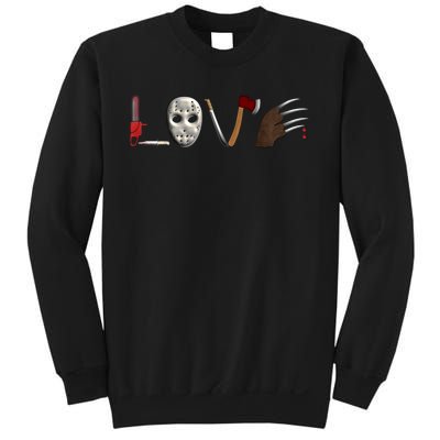 I Love Horror Movies Scary Movie Sweatshirt