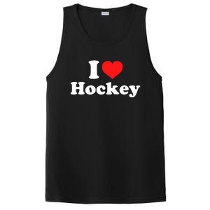 I Love Hockey Cute Gift PosiCharge Competitor Tank