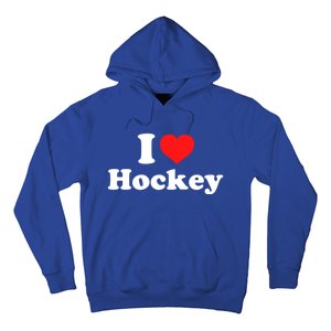 I Love Hockey Cute Gift Hoodie