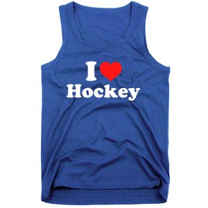 I Love Hockey Cute Gift Tank Top