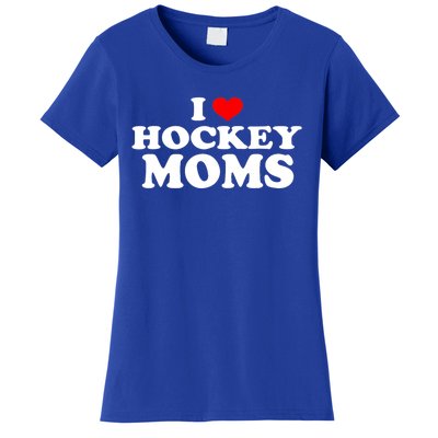 I Love Hockey Moms Funny Christmas Gift Women's T-Shirt