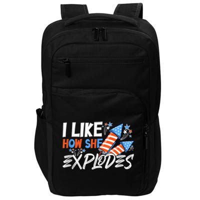 I Like How She Explodes, I Like How He Bangs, 4th of July Impact Tech Backpack