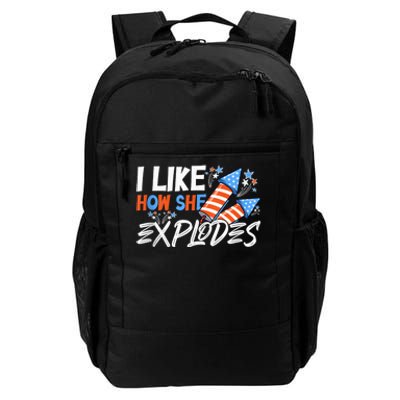 I Like How She Explodes, I Like How He Bangs, 4th of July Daily Commute Backpack