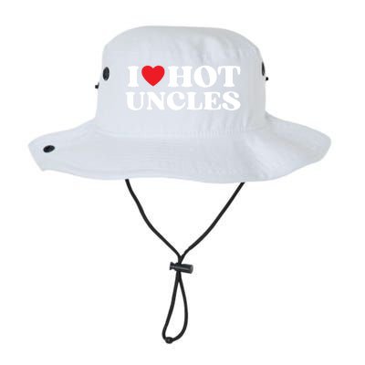 I Love Hot Uncles Family My Favorite Uncle Uncle's Day Meaningful Gift Legacy Cool Fit Booney Bucket Hat