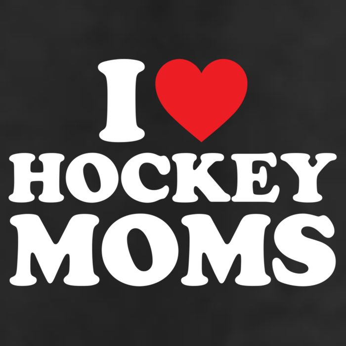 I Love Hockey Moms Meaningful Gift I Heart Hockey Moms Cute Gift 7 Panel Mesh Trucker Snapback Hat
