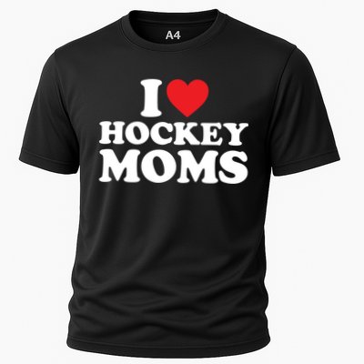I Love Hockey Moms Meaningful Gift I Heart Hockey Moms Cute Gift Performance Shirt