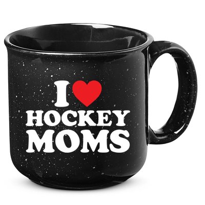 I Love Hockey Moms Meaningful Gift I Heart Hockey Moms Cute Gift 15oz Campfire Ceramic Mug