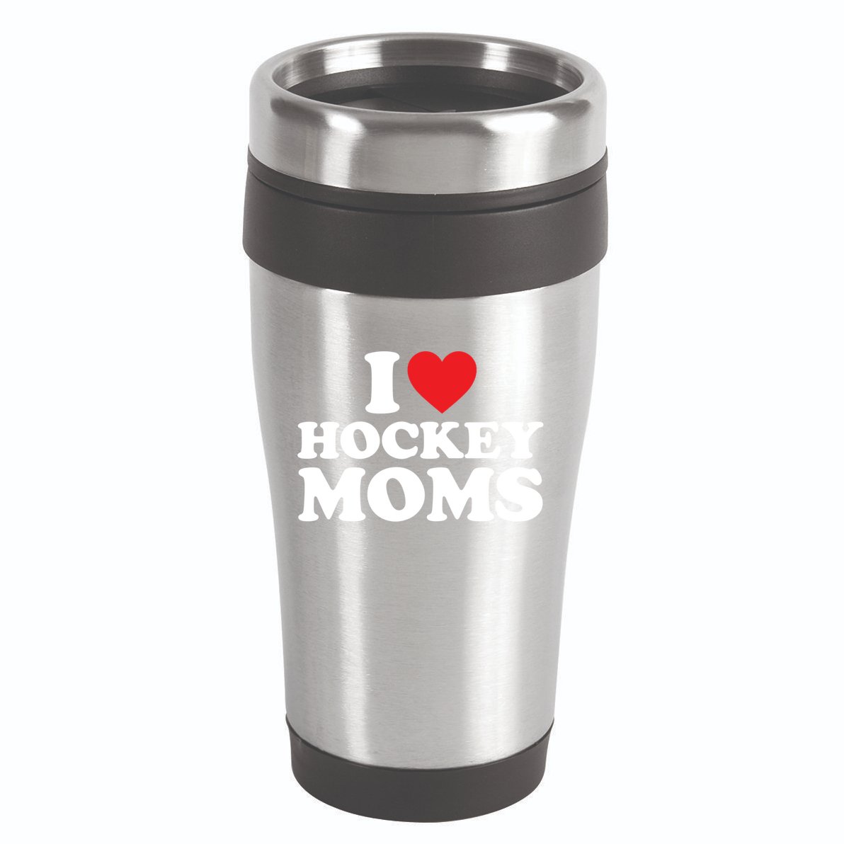 I Love Hockey Moms Meaningful Gift I Heart Hockey Moms Cute Gift 16oz Travel Tumbler