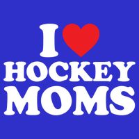 I Love Hockey Moms Meaningful Gift I Heart Hockey Moms Cute Gift Button