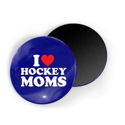 I Love Hockey Moms Meaningful Gift I Heart Hockey Moms Cute Gift Magnet