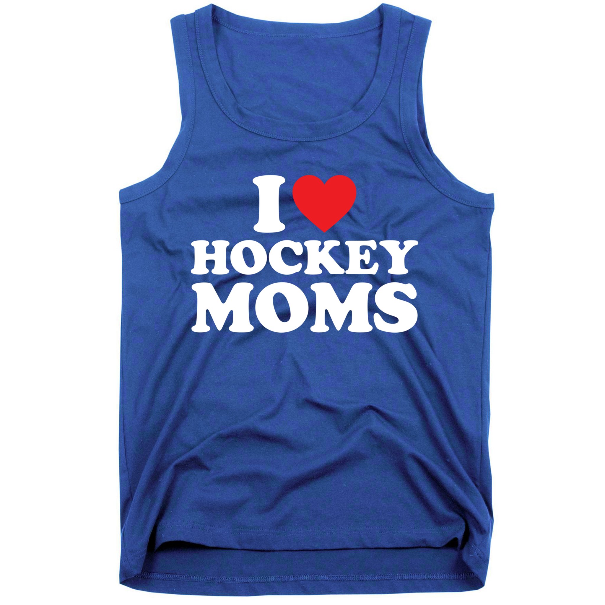 I Love Hockey Moms Meaningful Gift I Heart Hockey Moms Cute Gift Tank Top