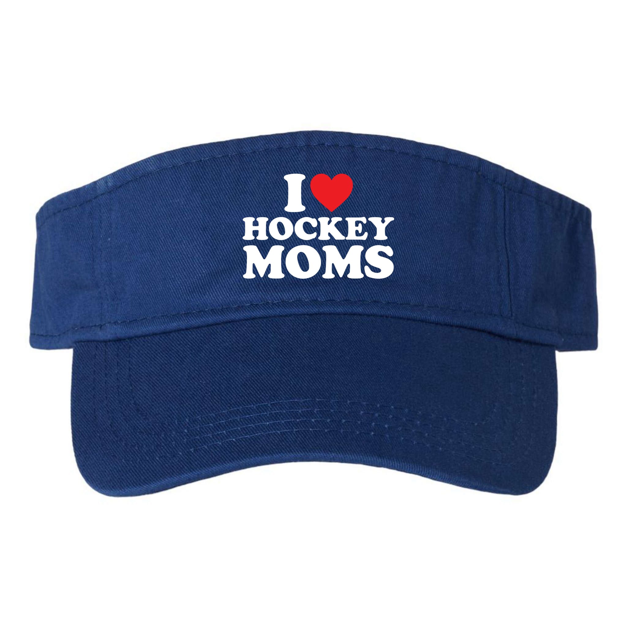 I Love Hockey Moms Meaningful Gift I Heart Hockey Moms Cute Gift Visor